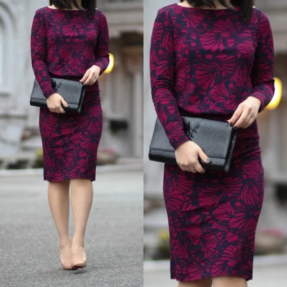 TORY BURCH | 'etta' print blouson dress - Picture 4 of 7